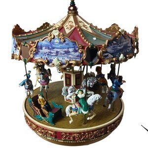 Mr. Christmas Carousel Holiday Carousel With Lights & Music multicolor